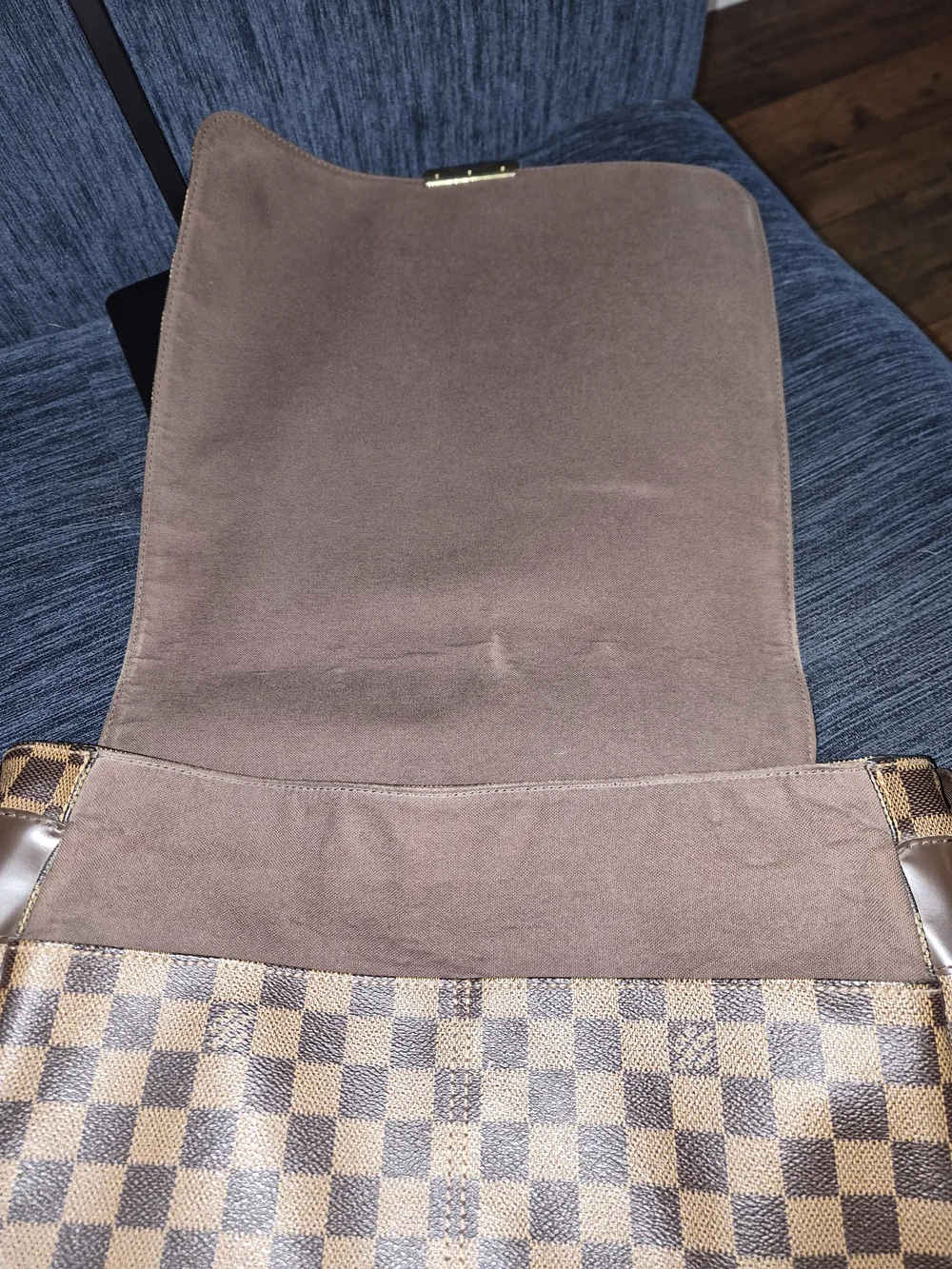 Louis Vuitton Bastille Messenger Bag Damier Ebene Crossbody Laptop